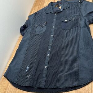 River Island Blue Casual Button Down Shirt